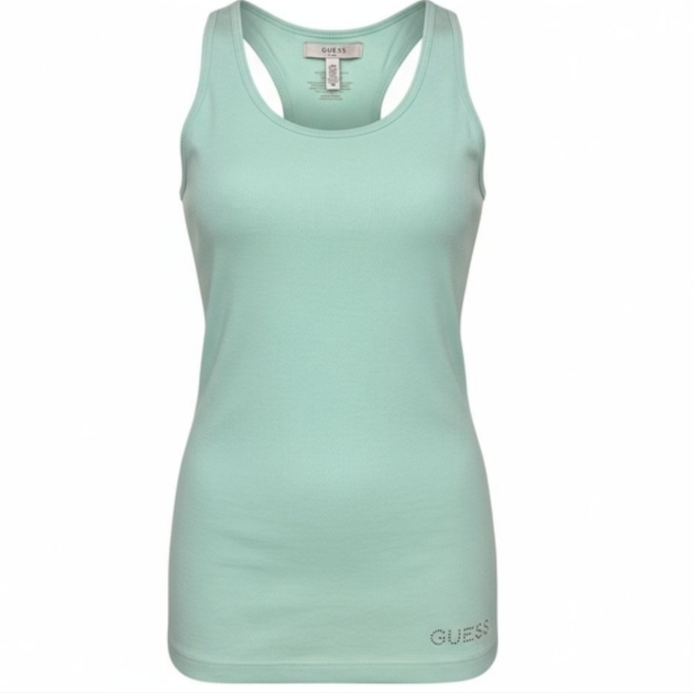 Guess Light Green Women's Tank Top